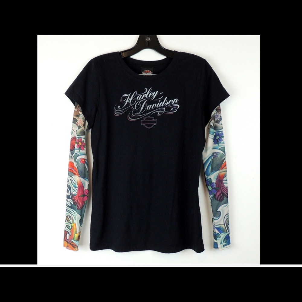 ISO Harley Davidson Koi Fish Tattoo Sleeve size XL